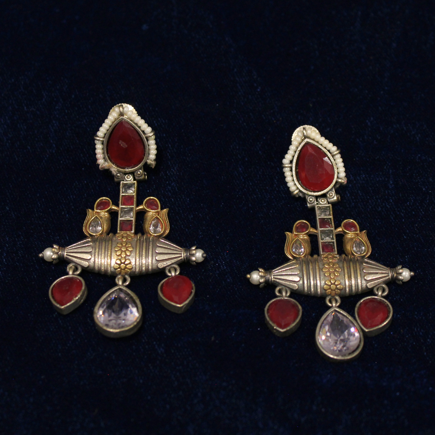 Heritage Ruby Drop Earrings