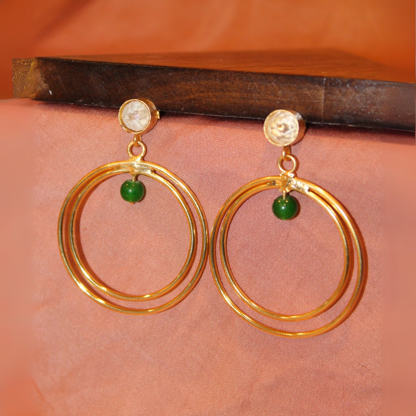 Silva Sutra Retro Gold & Green Hoops