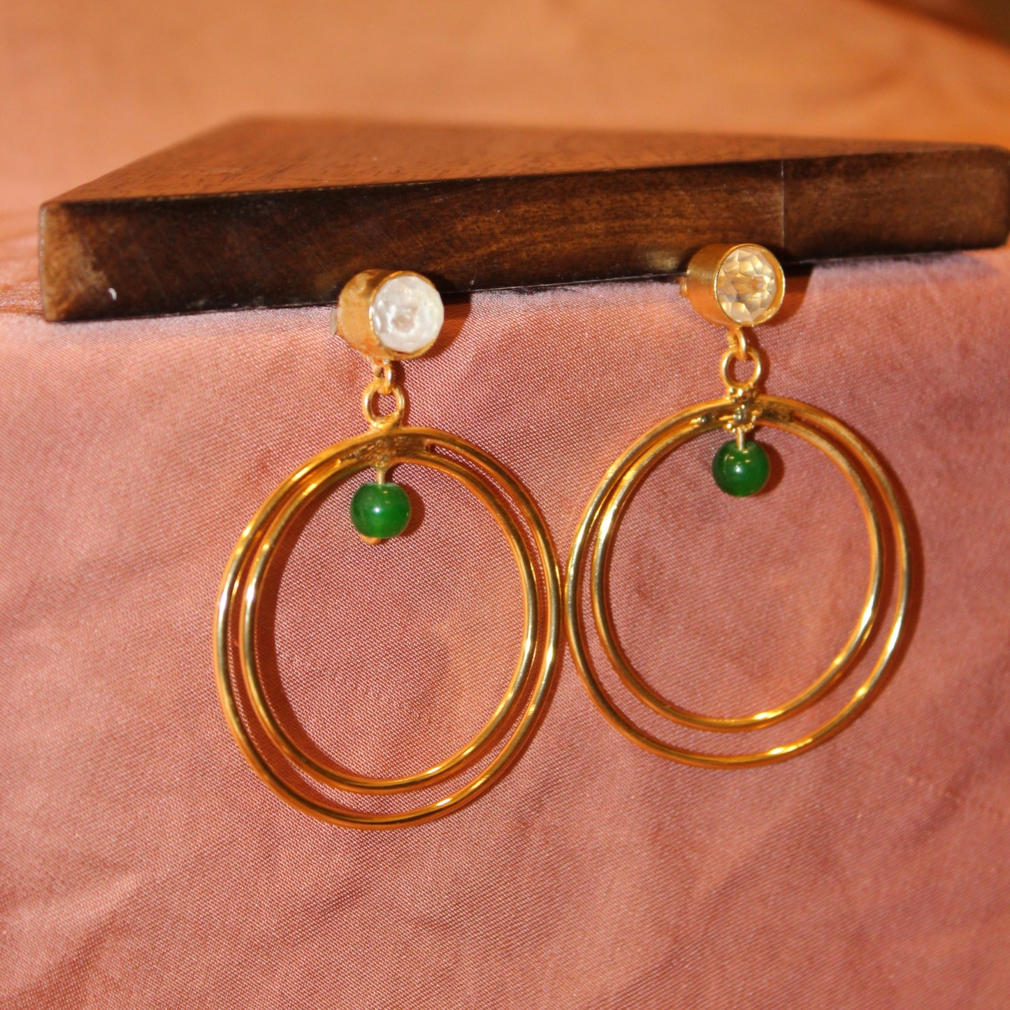 Silva Sutra Retro Gold & Green Hoops