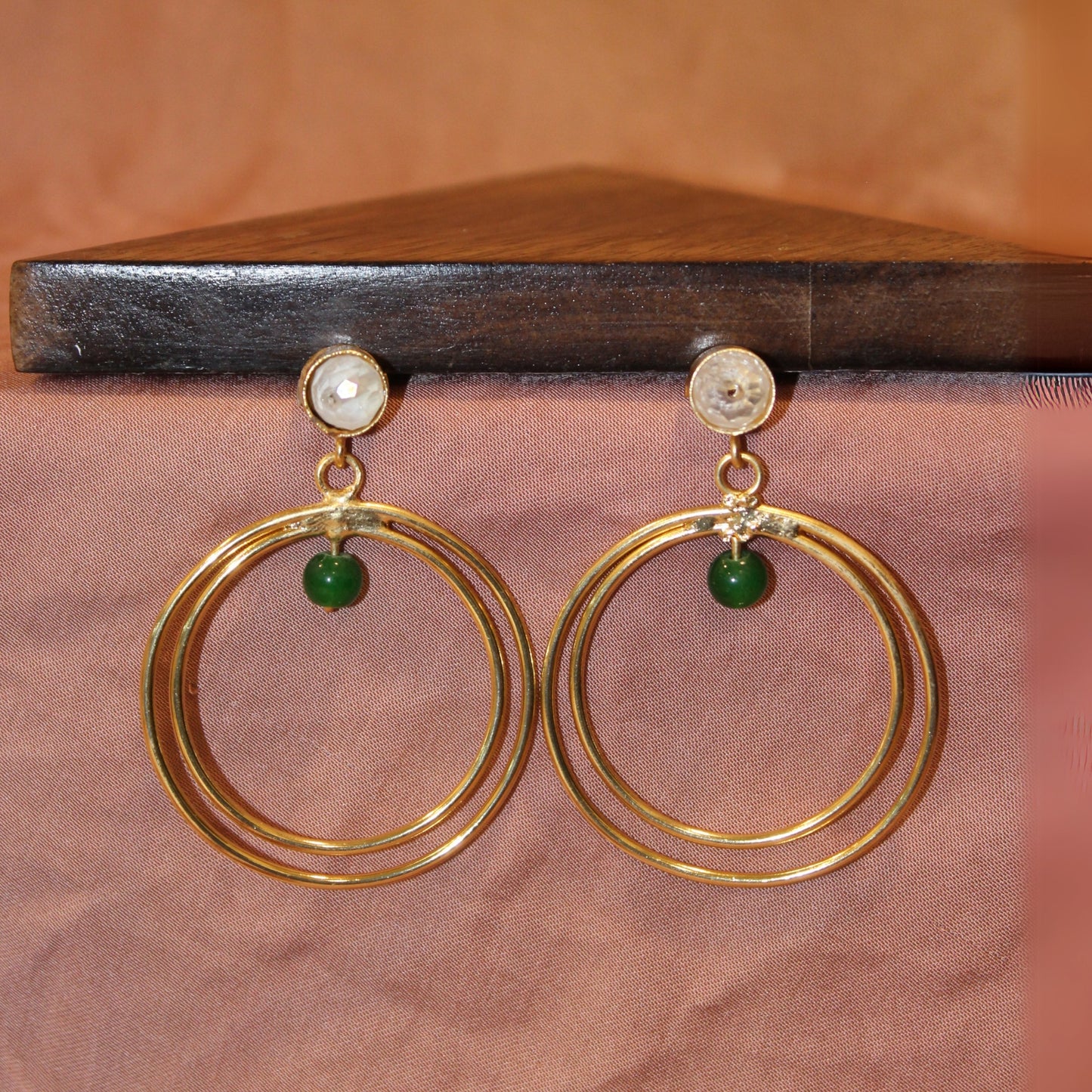 Silva Sutra Retro Gold & Green Hoops