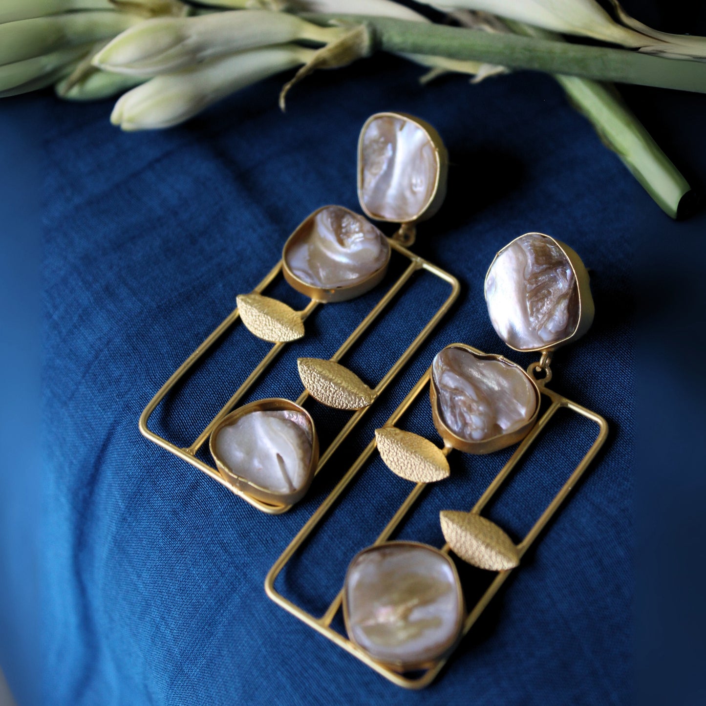 Iridescent Frame Dangles