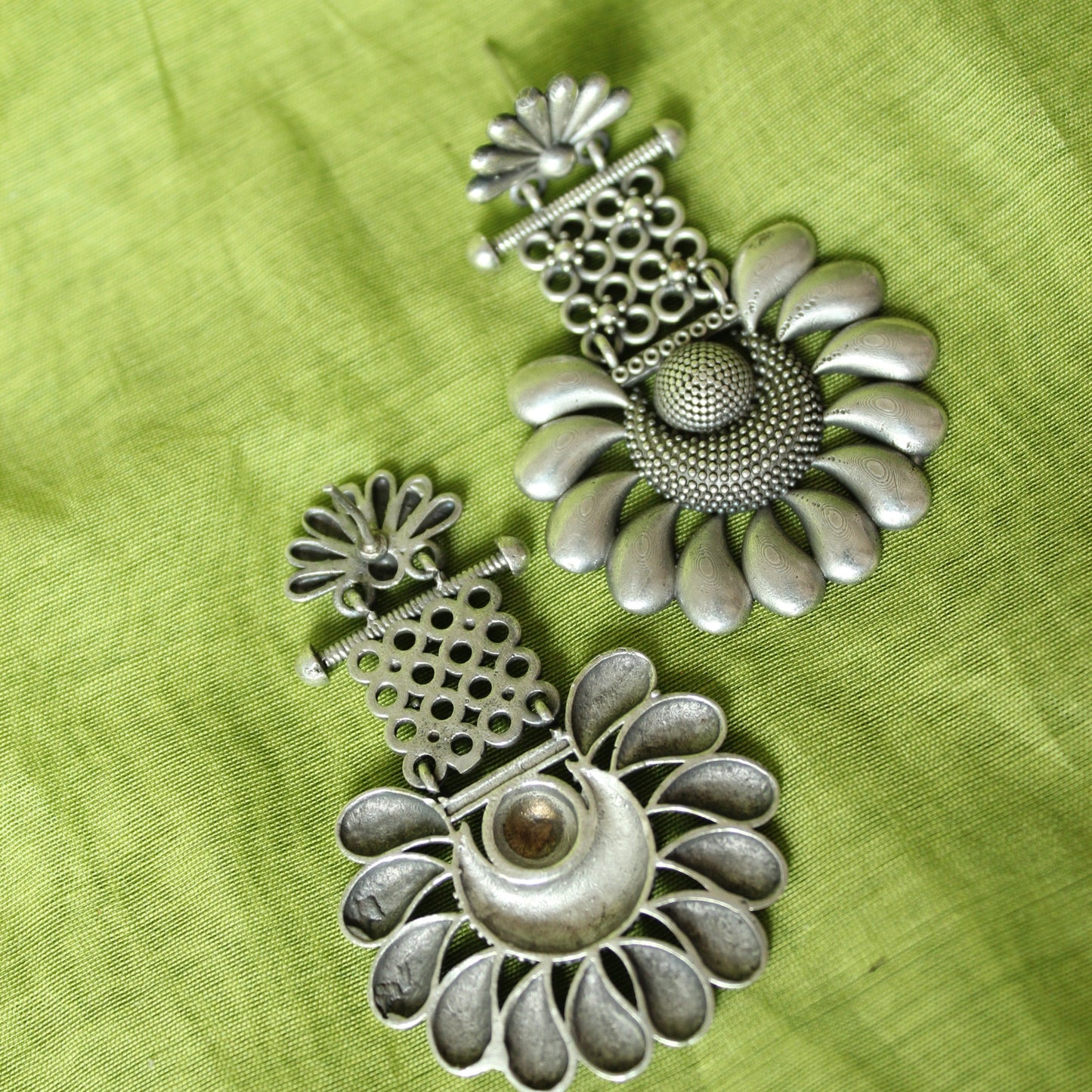 Antique Floral Cascade Earrings