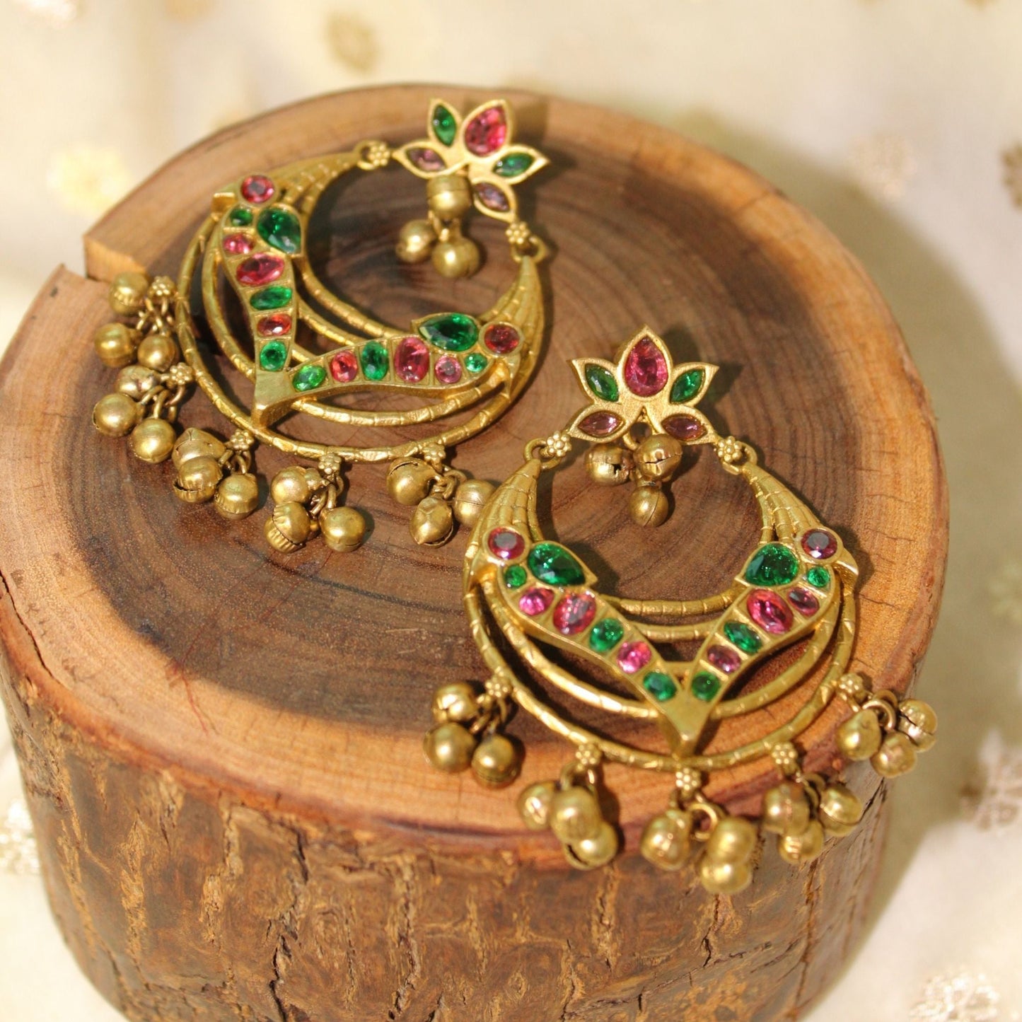 Silva Sutra Chandbali Earrings