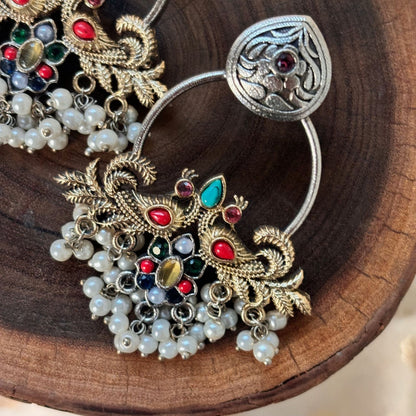 Silva Sutra Mosaic Muse Hoops