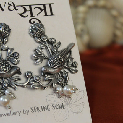 Silva Sutra Bird Earrings