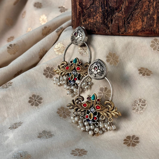 Silva Sutra Mosaic Muse Hoops