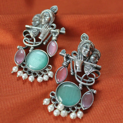 Silva Sutra Radhe Krishna Earrings