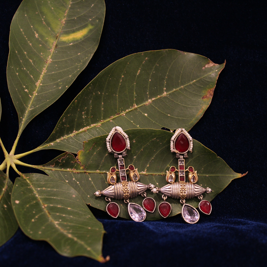 Heritage Ruby Drop Earrings
