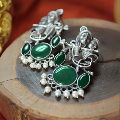 Silva Sutra Radhe Krishna Earrings