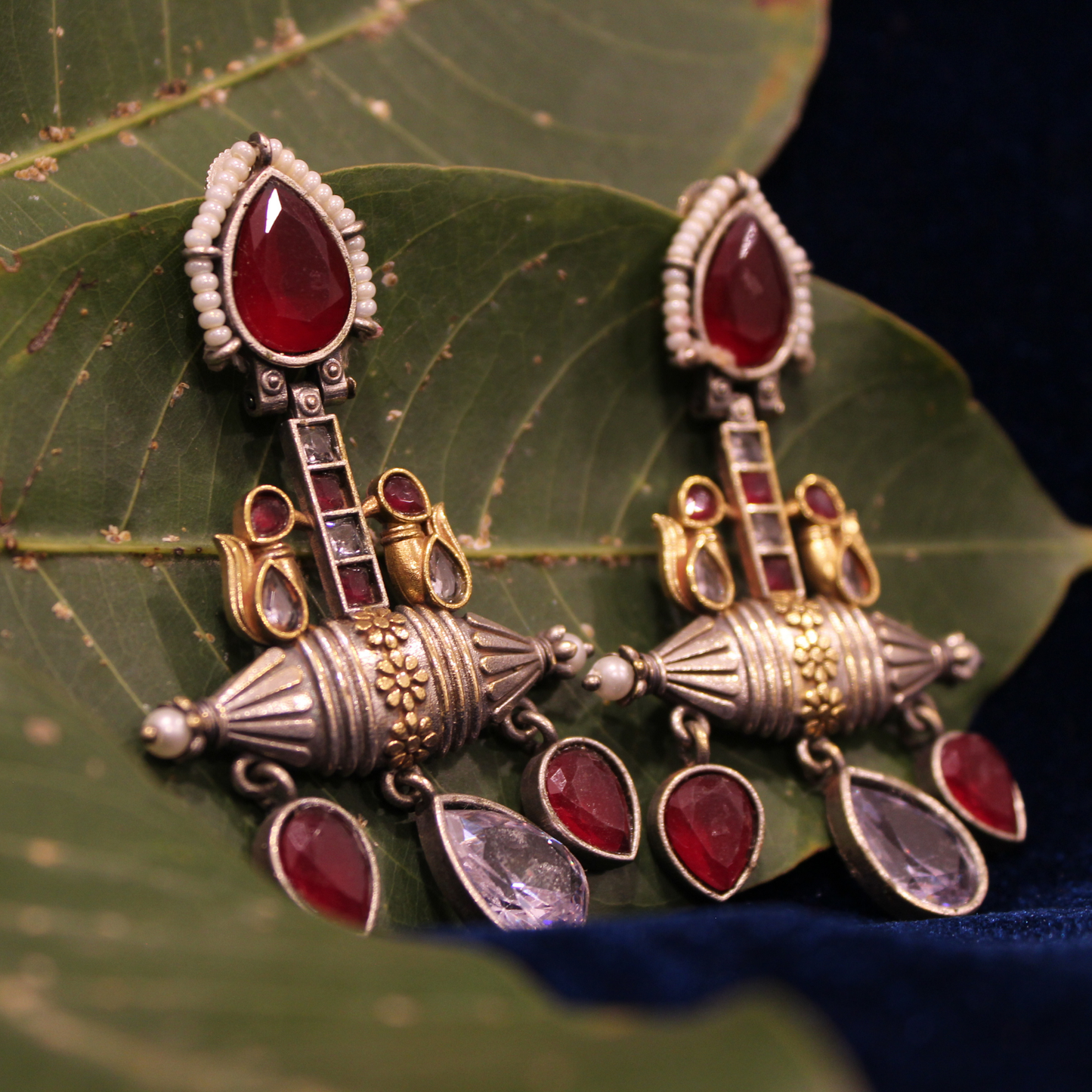 Heritage Ruby Drop Earrings
