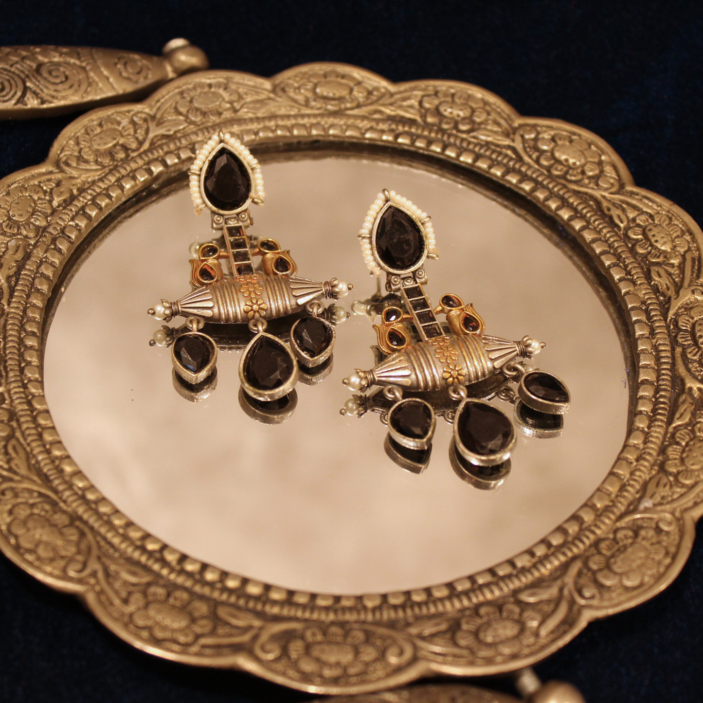 Black Stone Tribal Drops