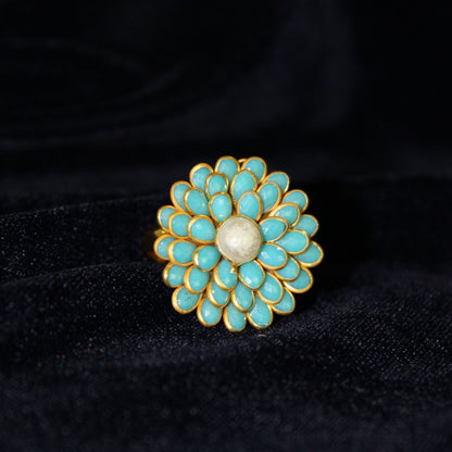 Silva Sutra Zinnia rings
