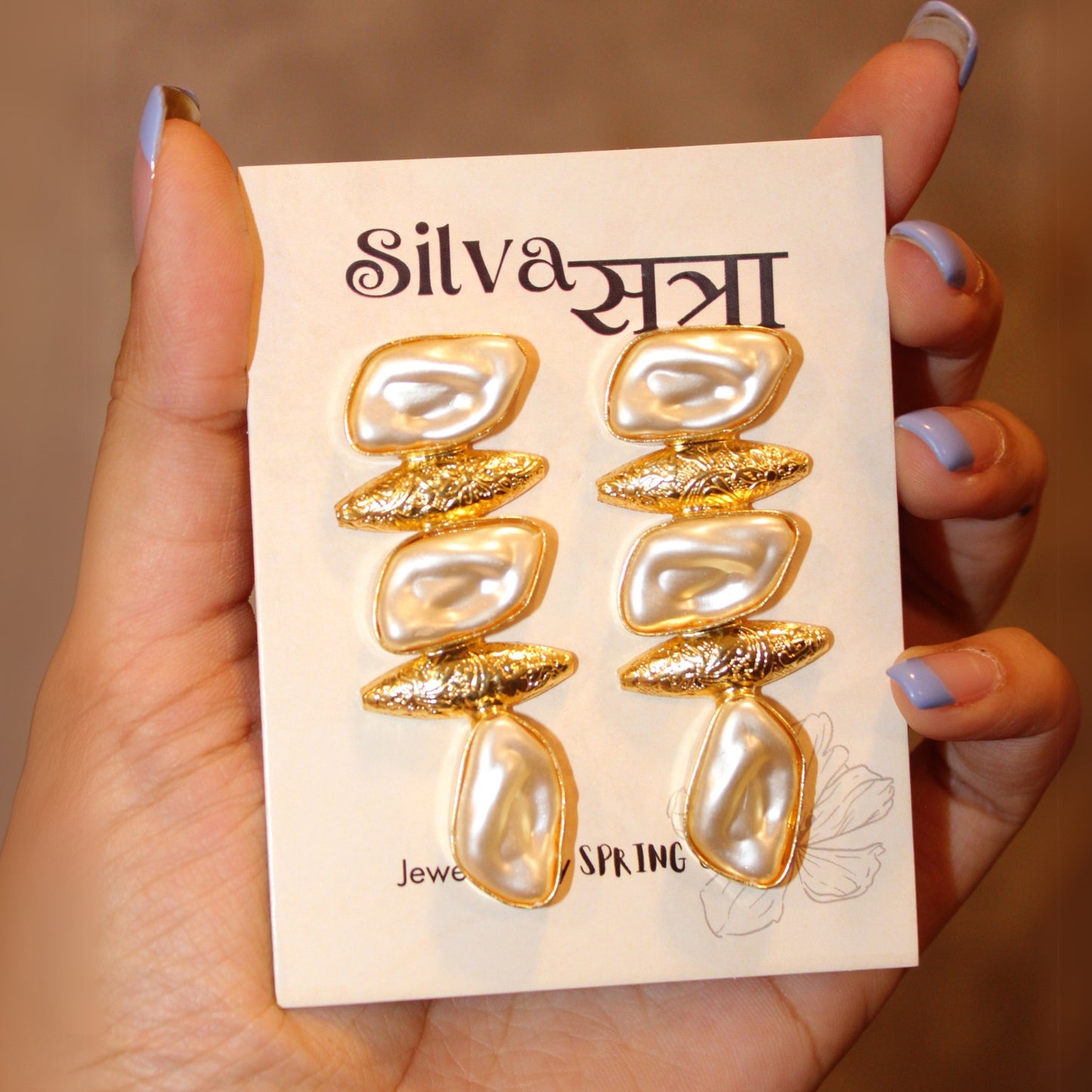 Siva Sutra Pearl Statement Drops