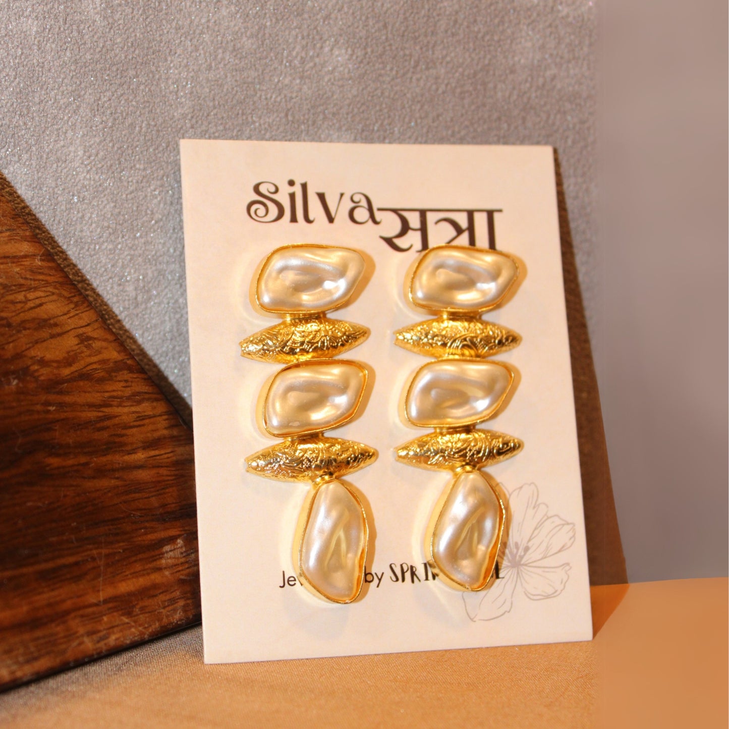 Siva Sutra Pearl Statement Drops