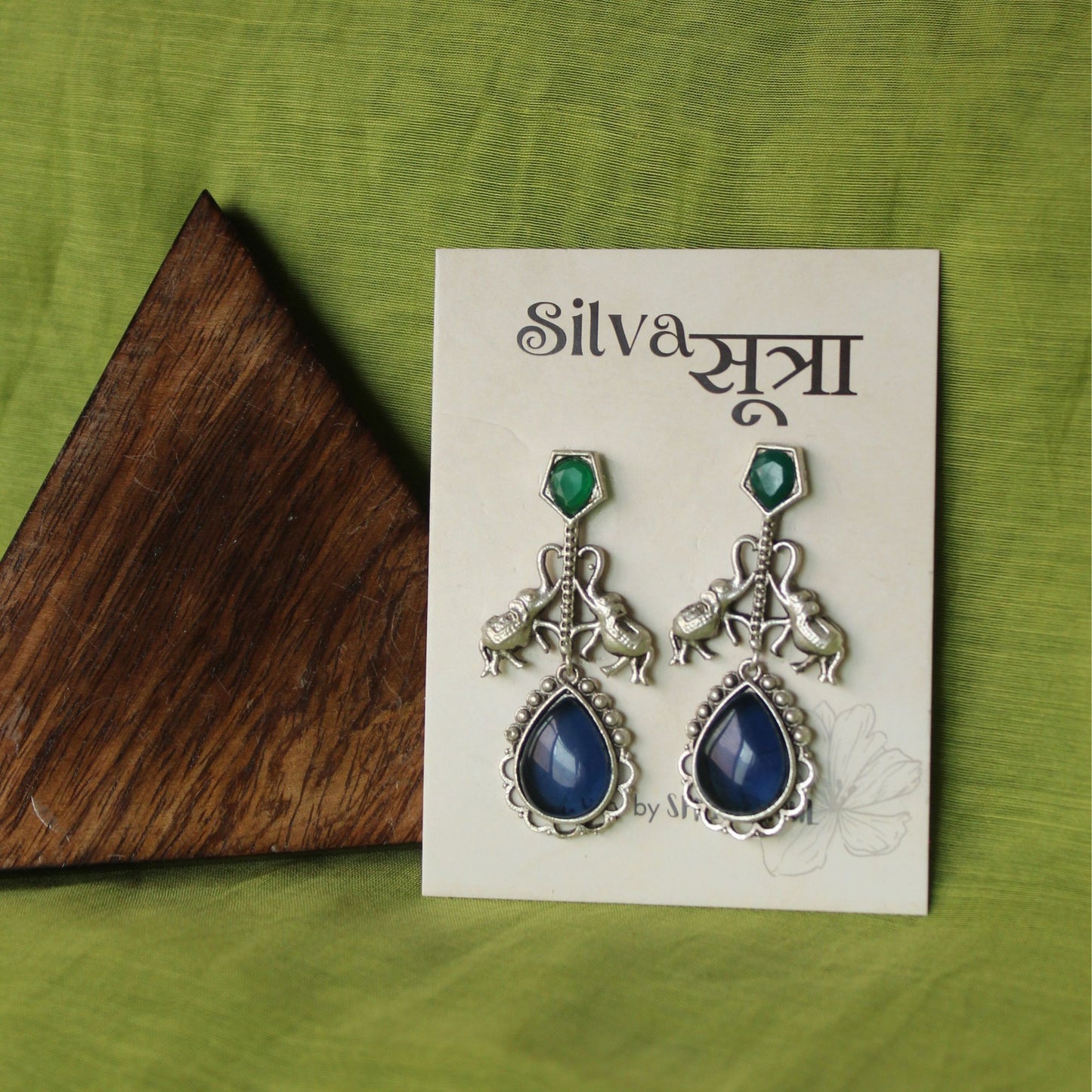 Silva Sutra Elephant charm drops