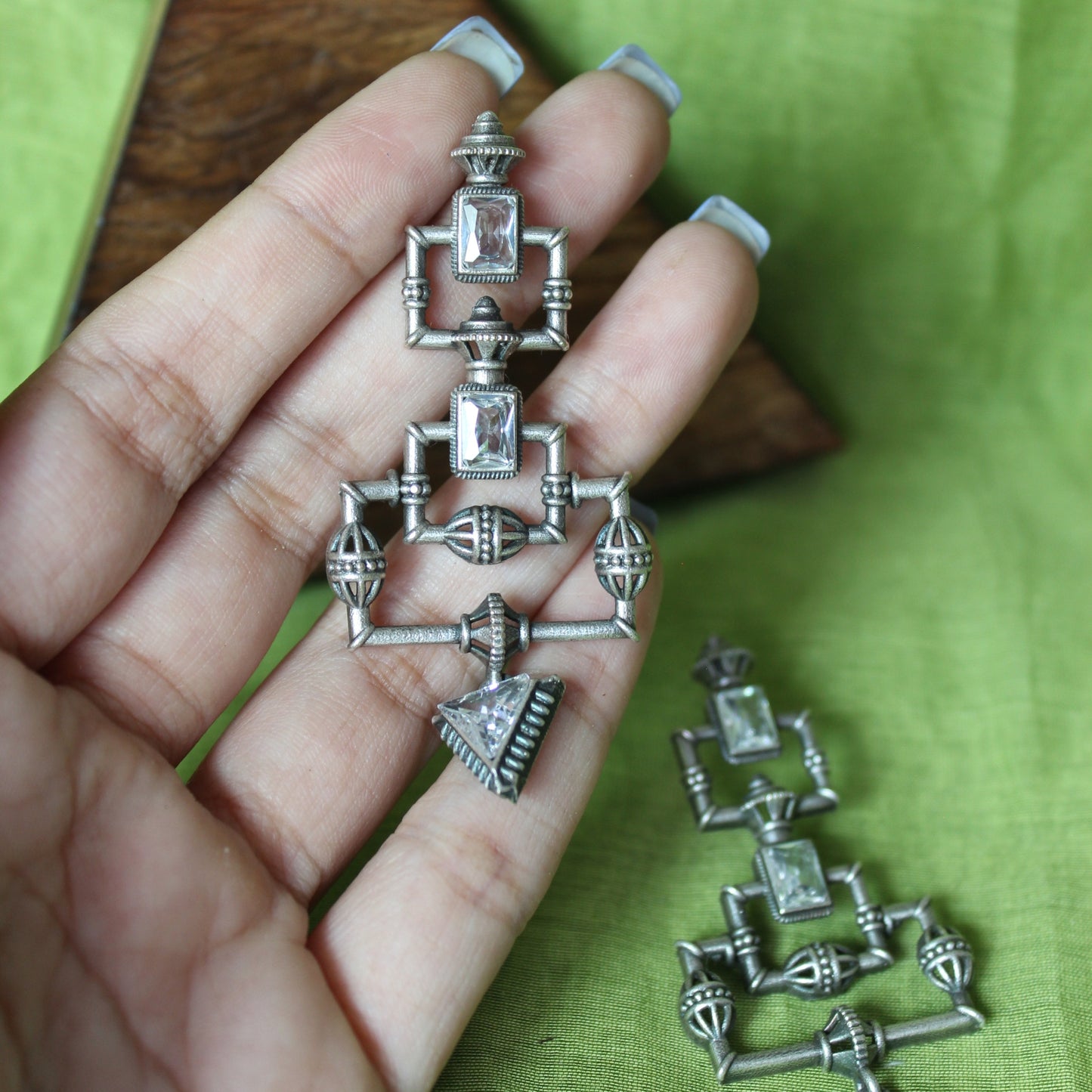 Geometric Citadel Danglers